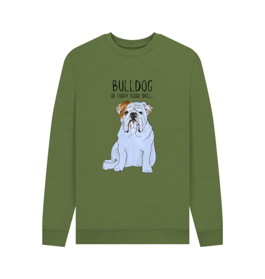 Bulldog Grit: Furry Road Drill Men’s Crewneck Sweatshirt for the Bold!