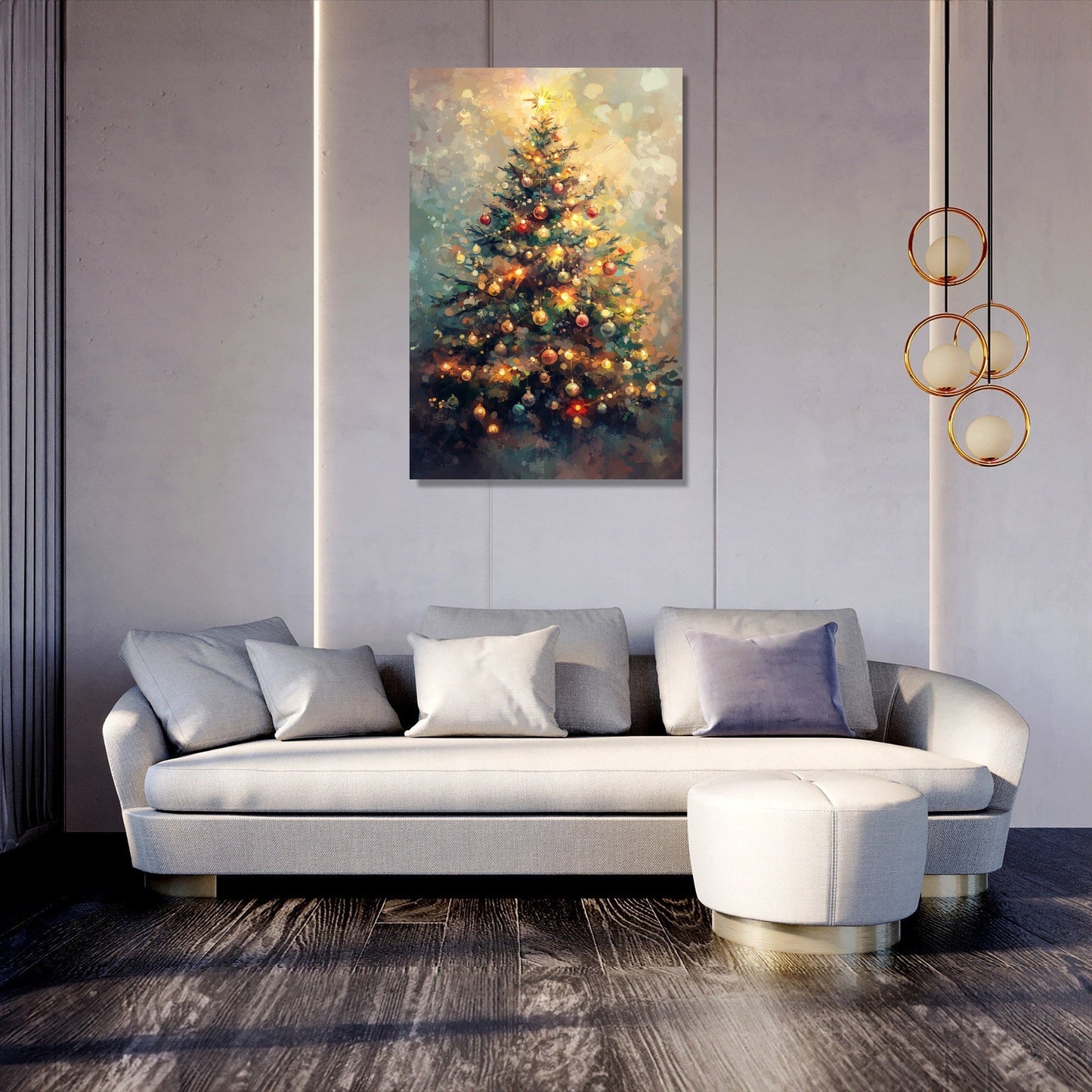 Festive Glow Canvas