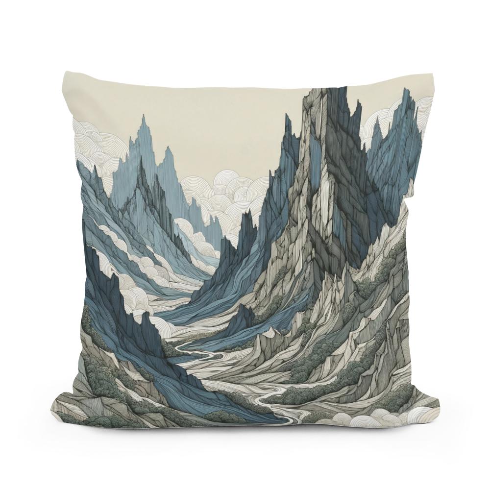 Majestic Peaks Enigma Cotton Cushion