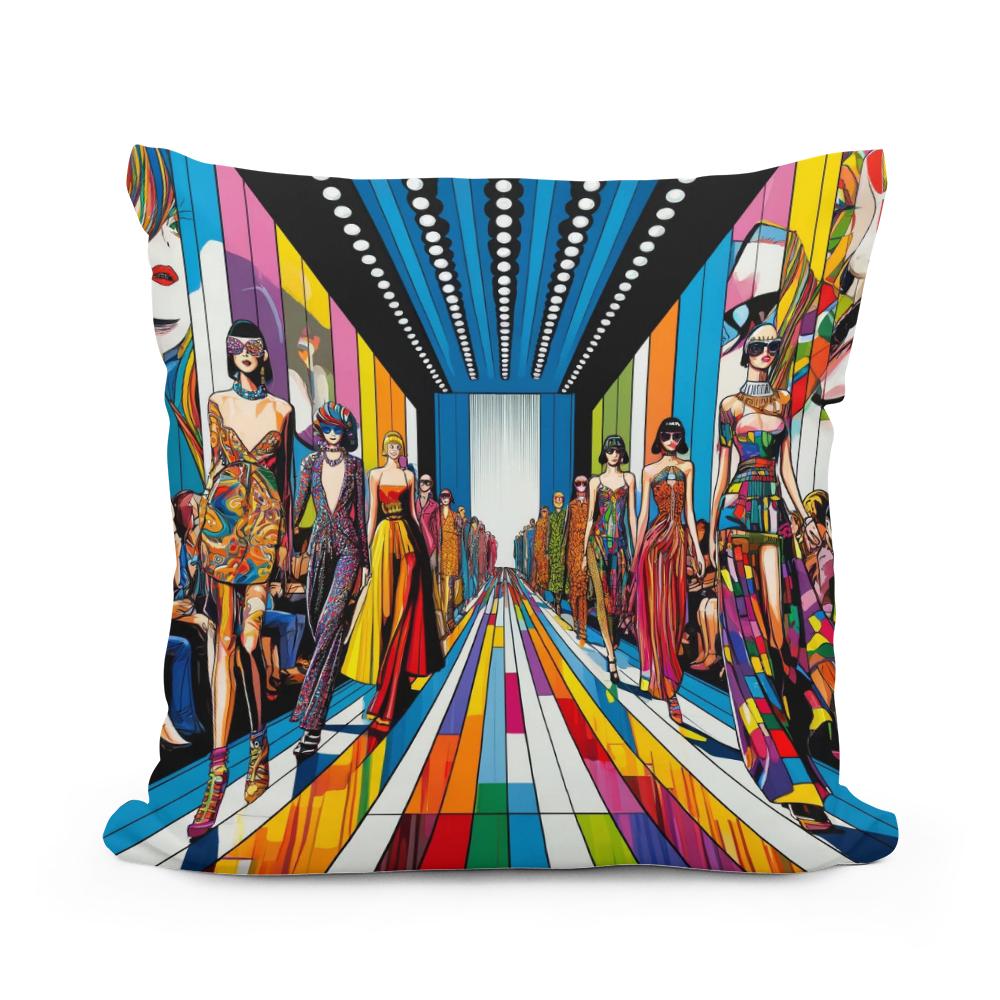 Pop Art Fashion Spectacle Cotton Cushion