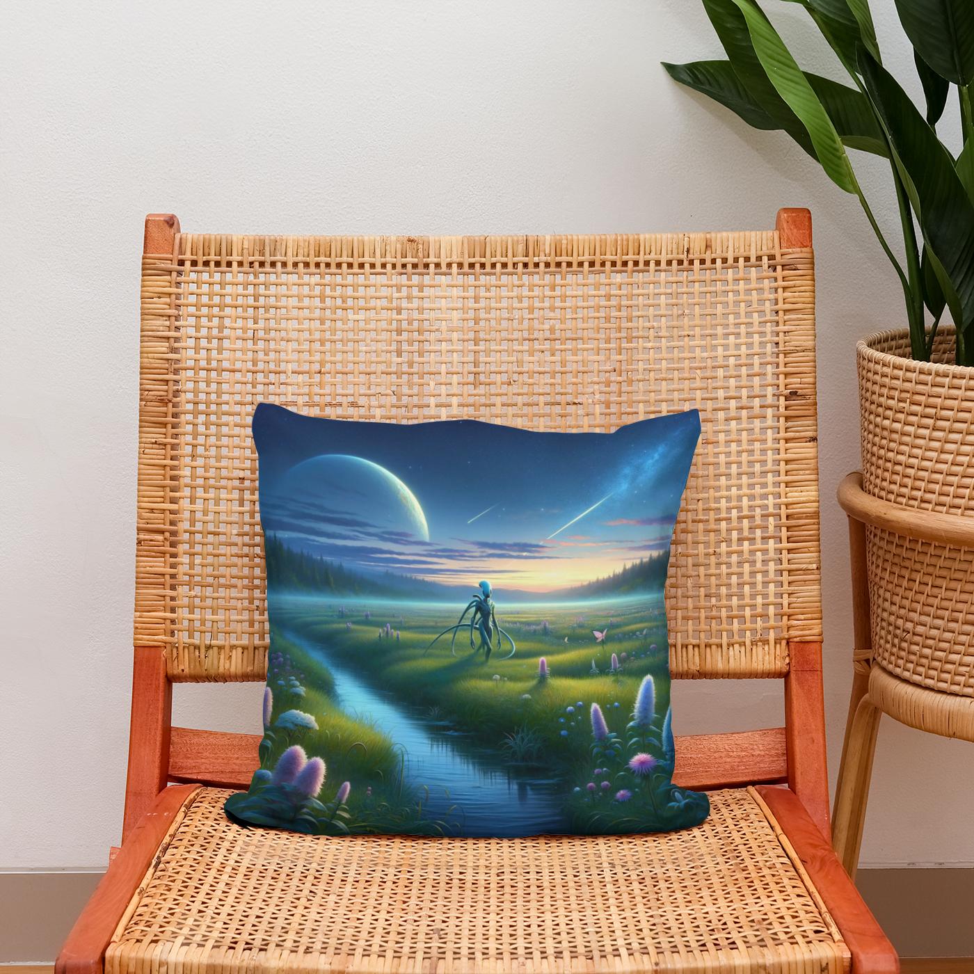 Twilight Encounter Cotton Cushion