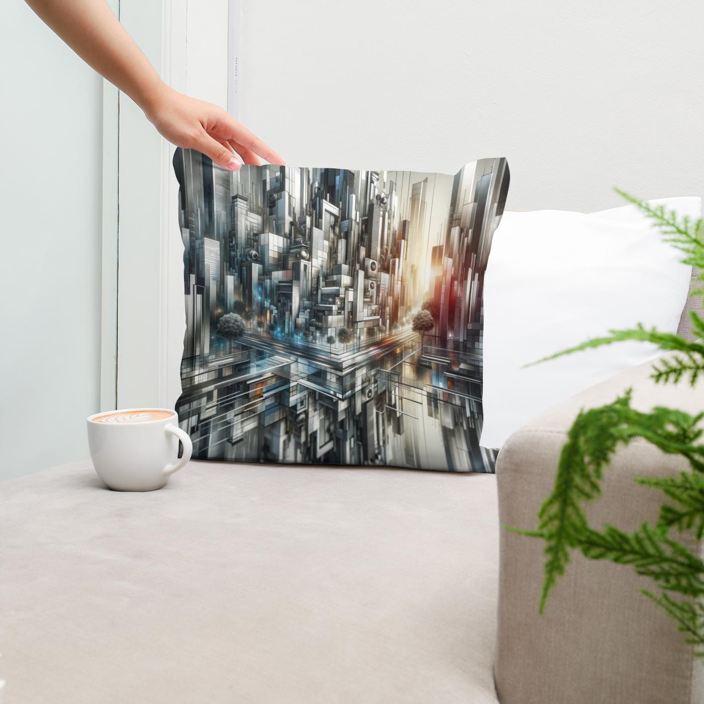Metropolitan Mosaic Cotton Cushion
