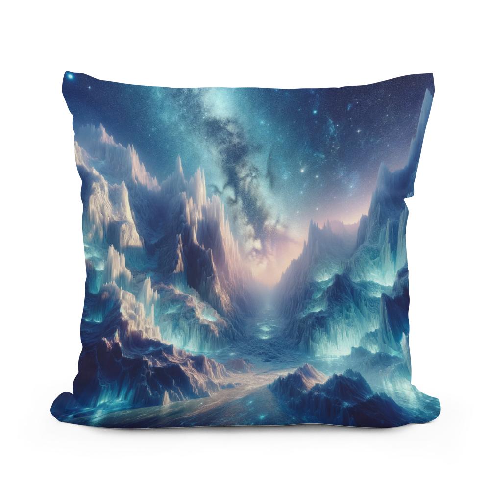 Starry Glacier Cotton Cushion
