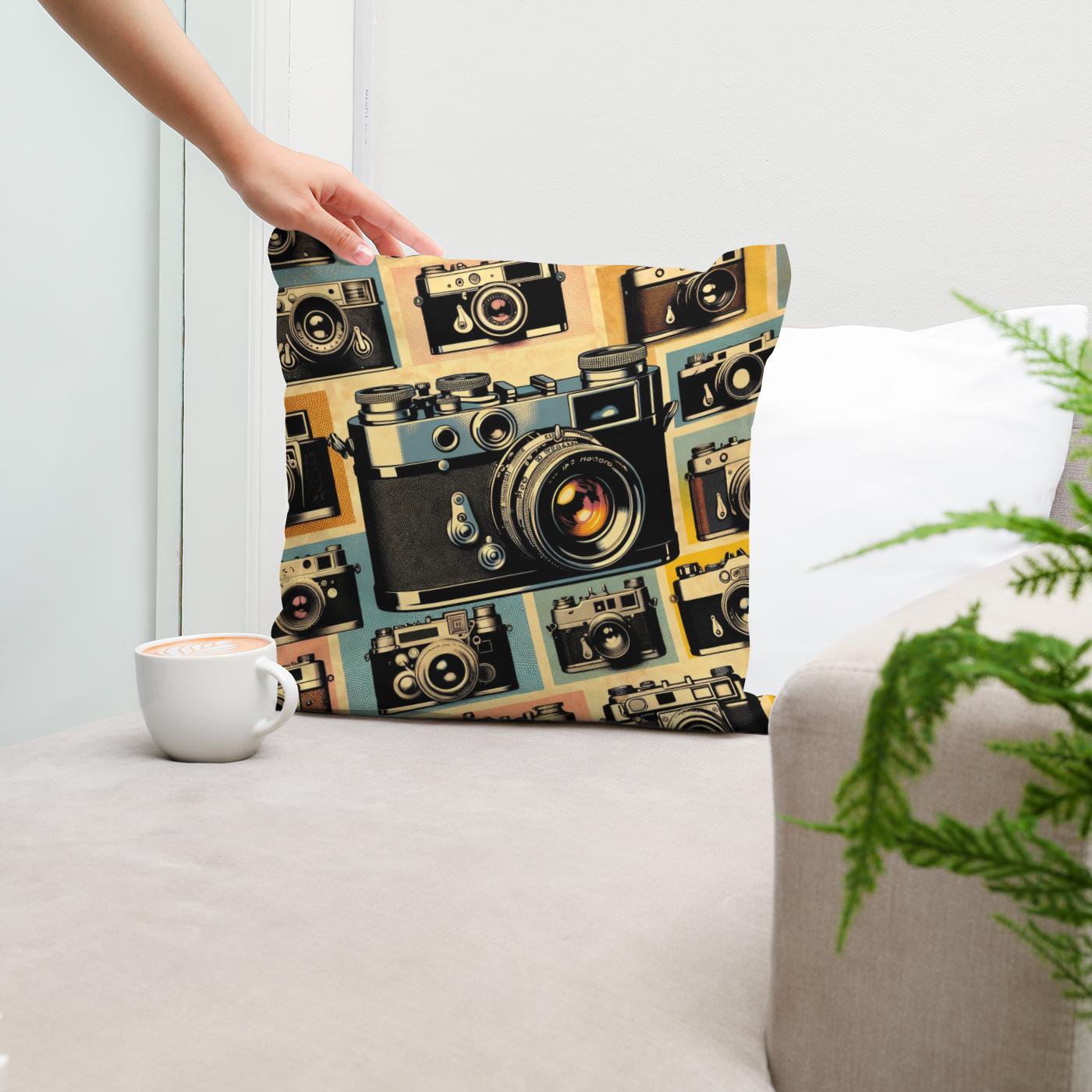 Vintage Visions Cotton Cushion