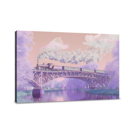 Steam Train Dream Canvas