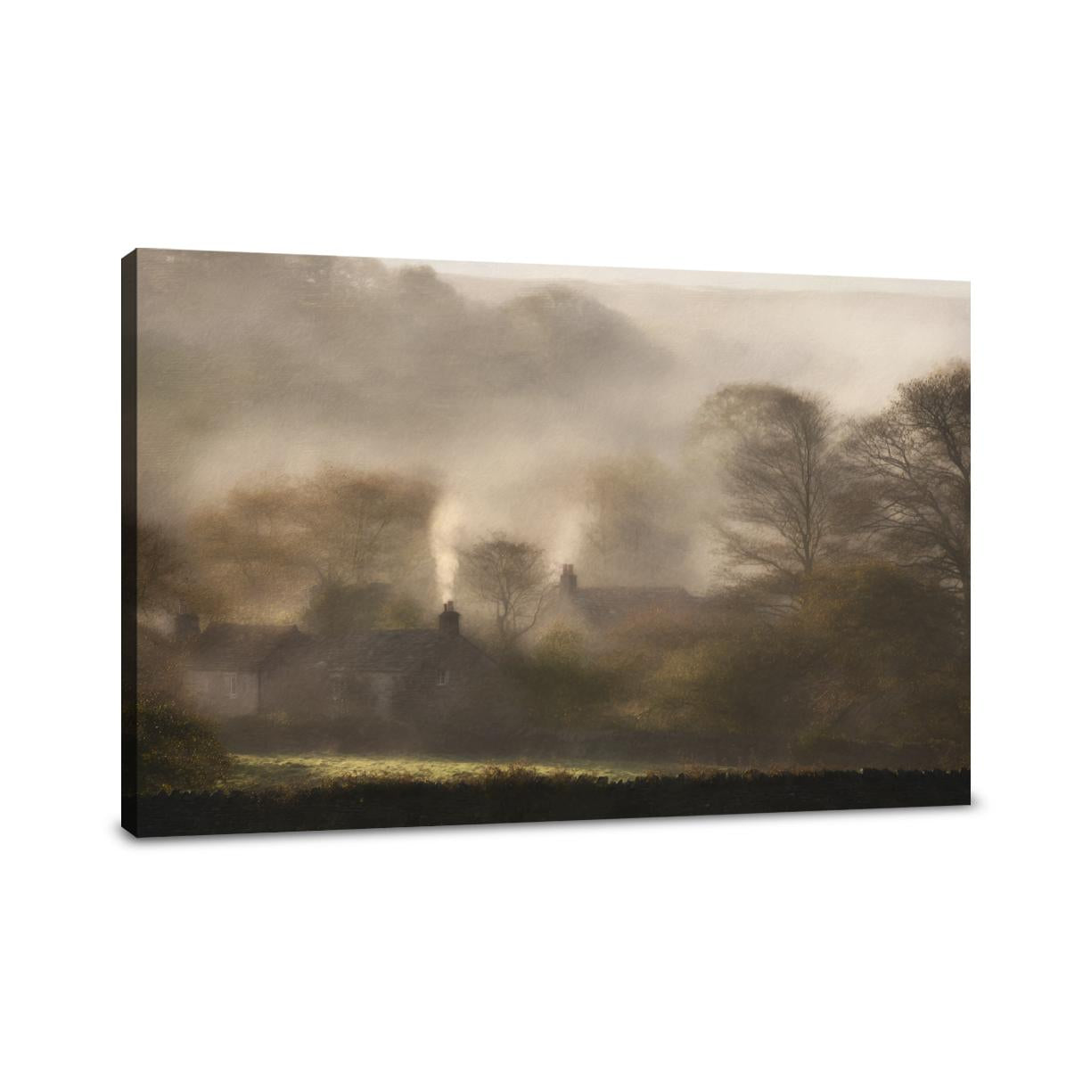 Misty Morning Nidderdale Canvas