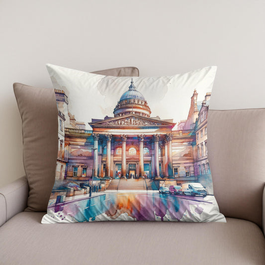 Edinburgh Walker Gallery Watercolor Essence Cotton Cushion