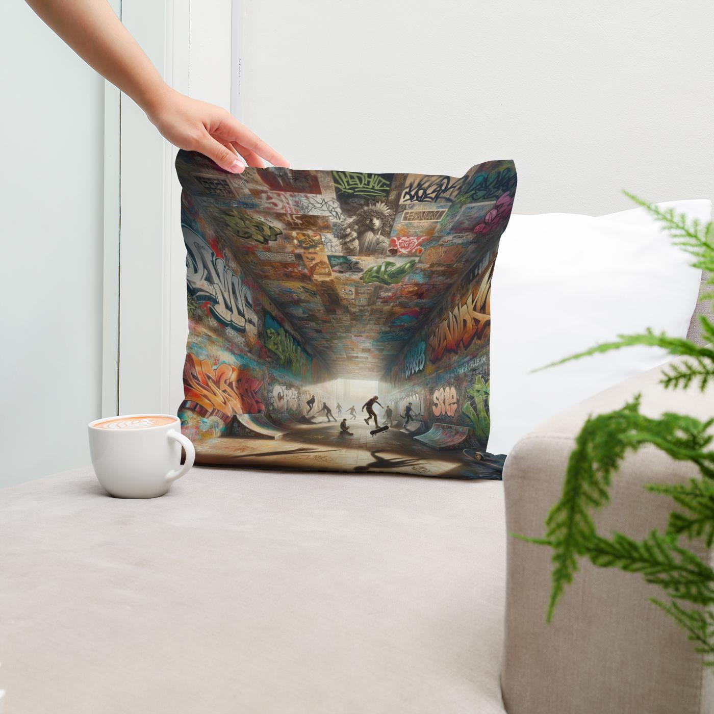 Underpass Artistry Cotton Cushion