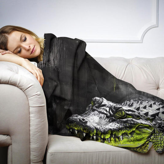 Crocodile's Solitude Blanket