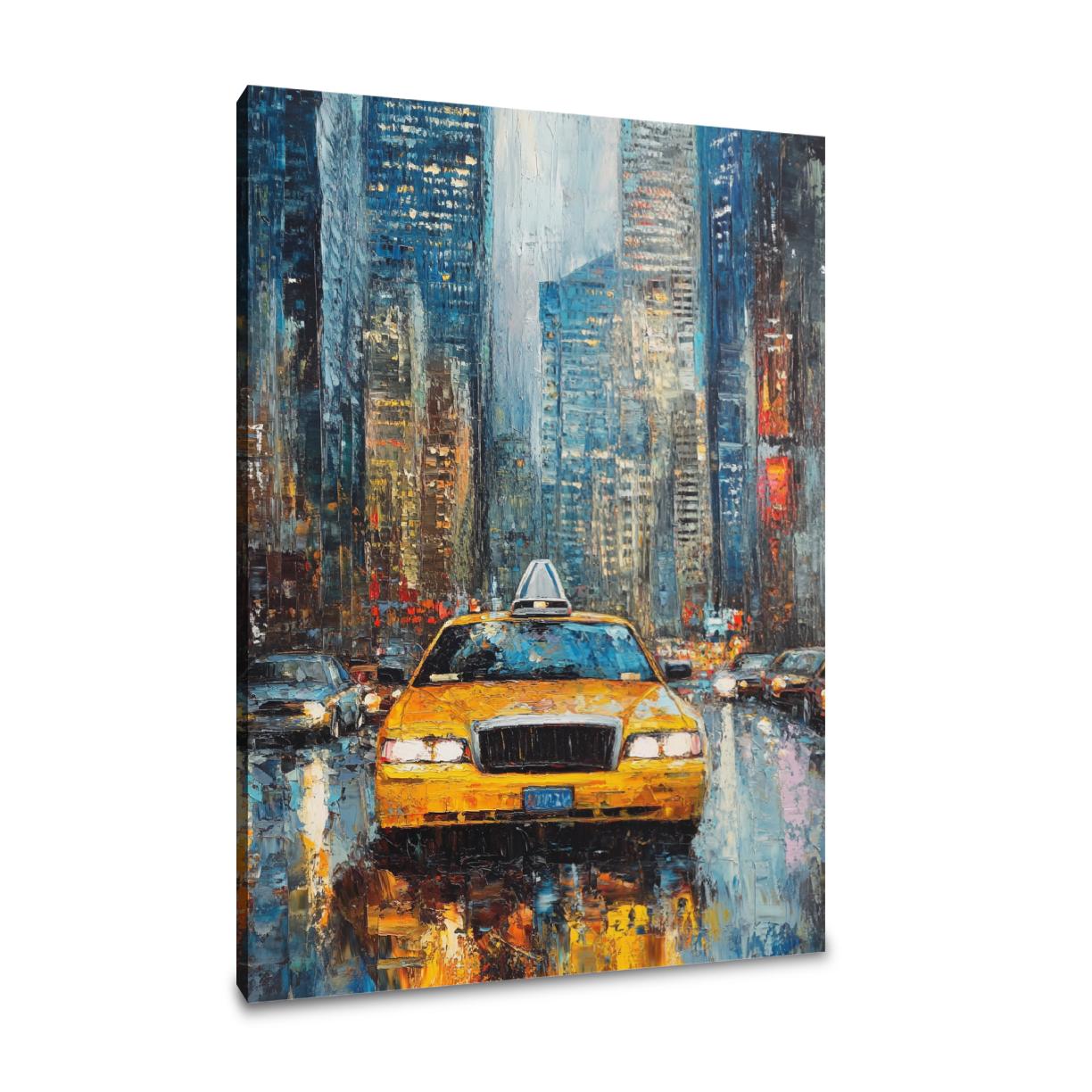 Urban Taxi Canvas