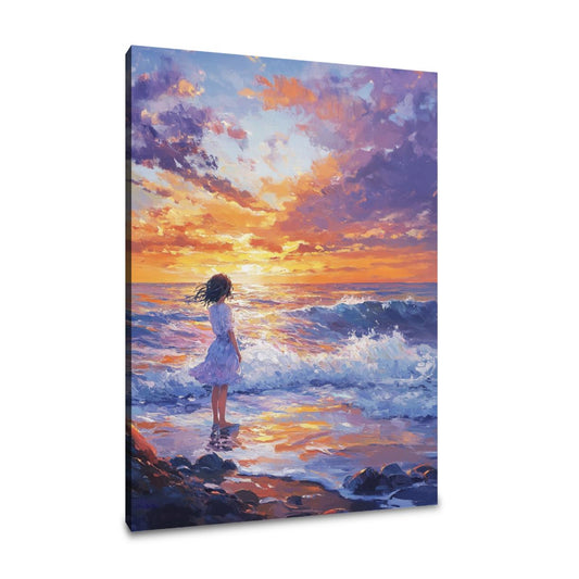 Sunset Wave Canvas