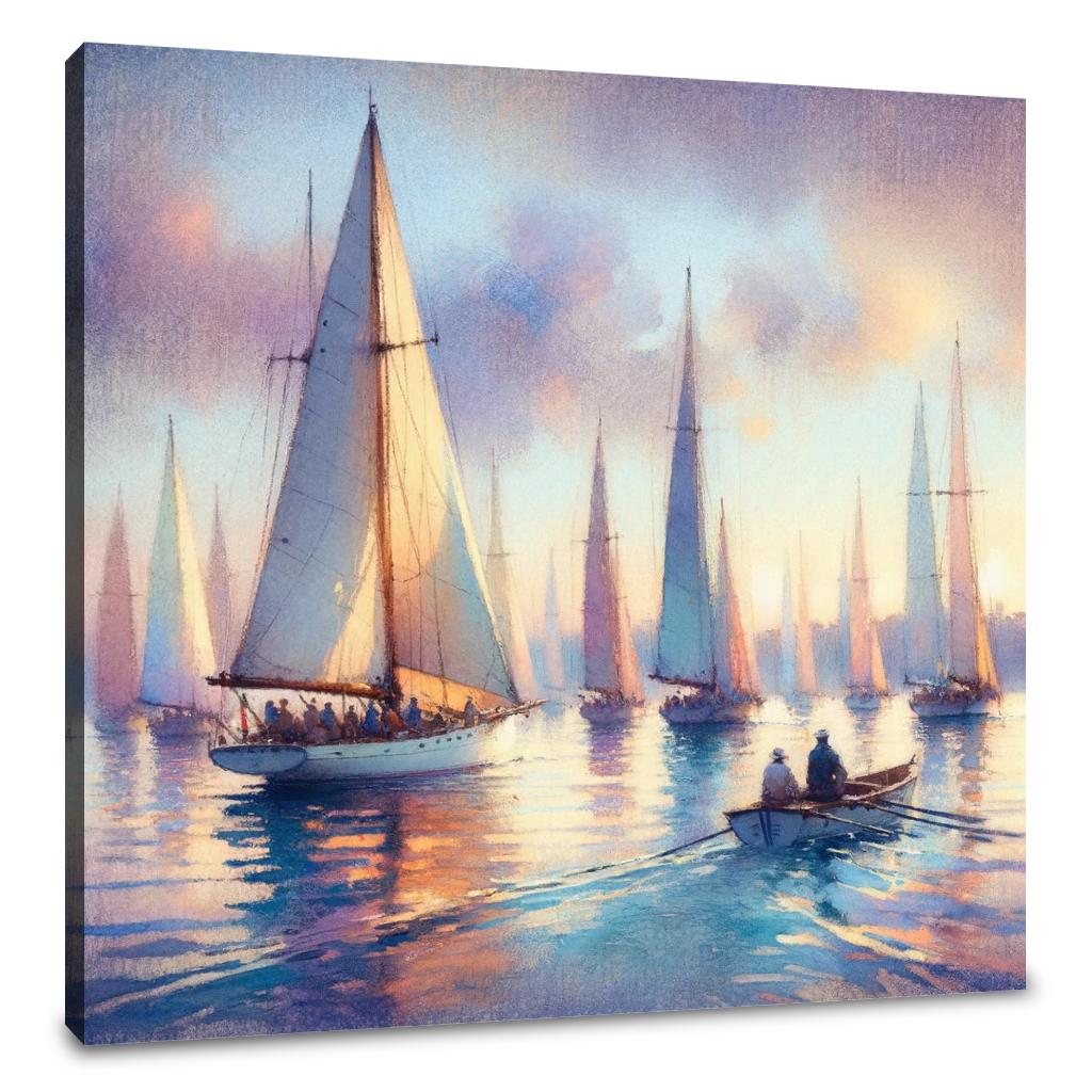Dawn's Regatta Canvas