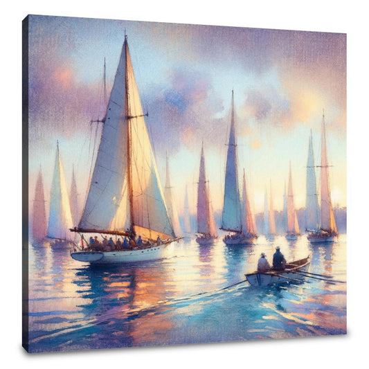Dawn's Regatta Canvas