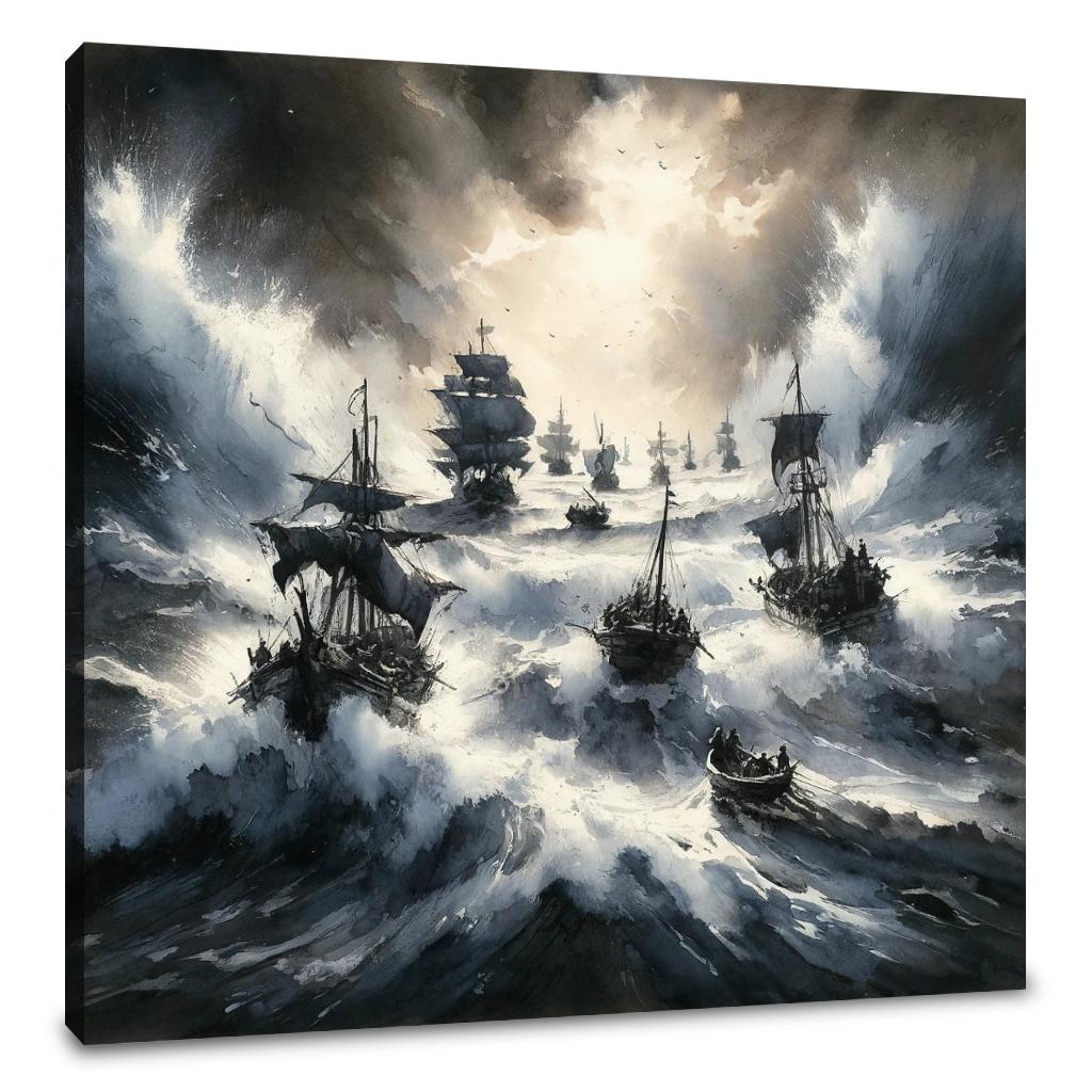 Tempest's Embrace Canvas