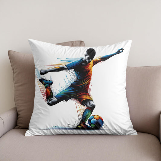 Dynamic Football Cotton Cushion