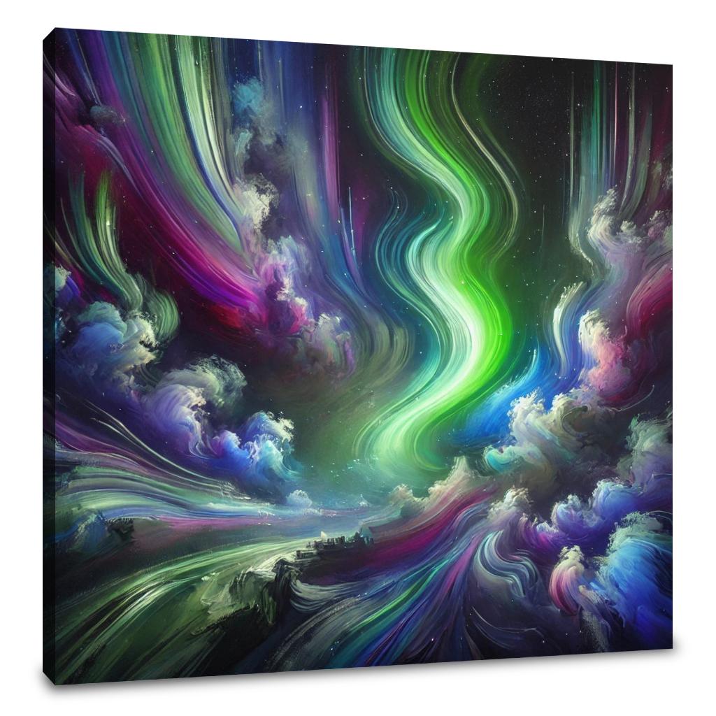 Dreamlike Northern Lights Canvas