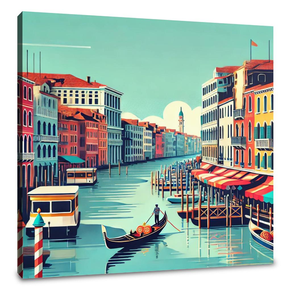 Venetian Vivid Canvas