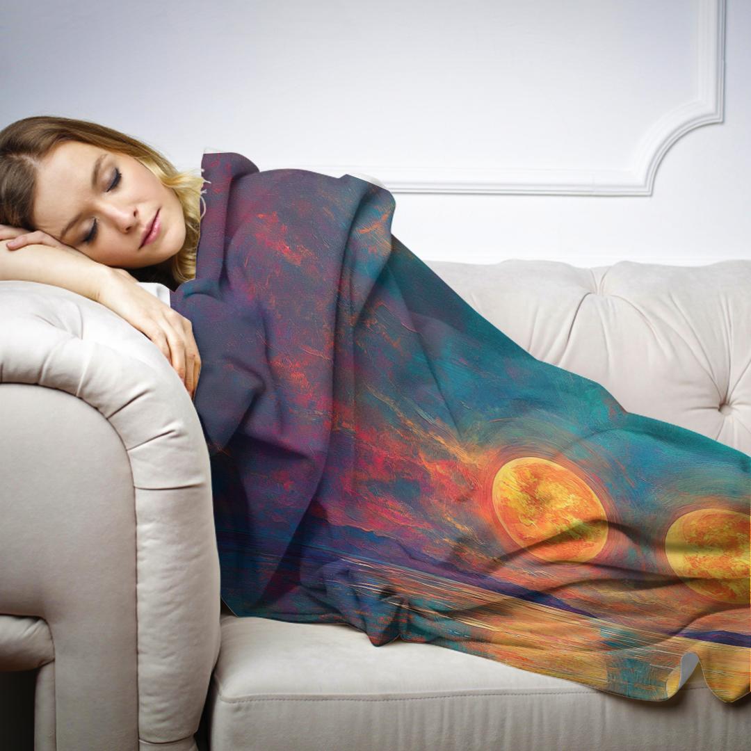 Twin Suns Enigma Blanket