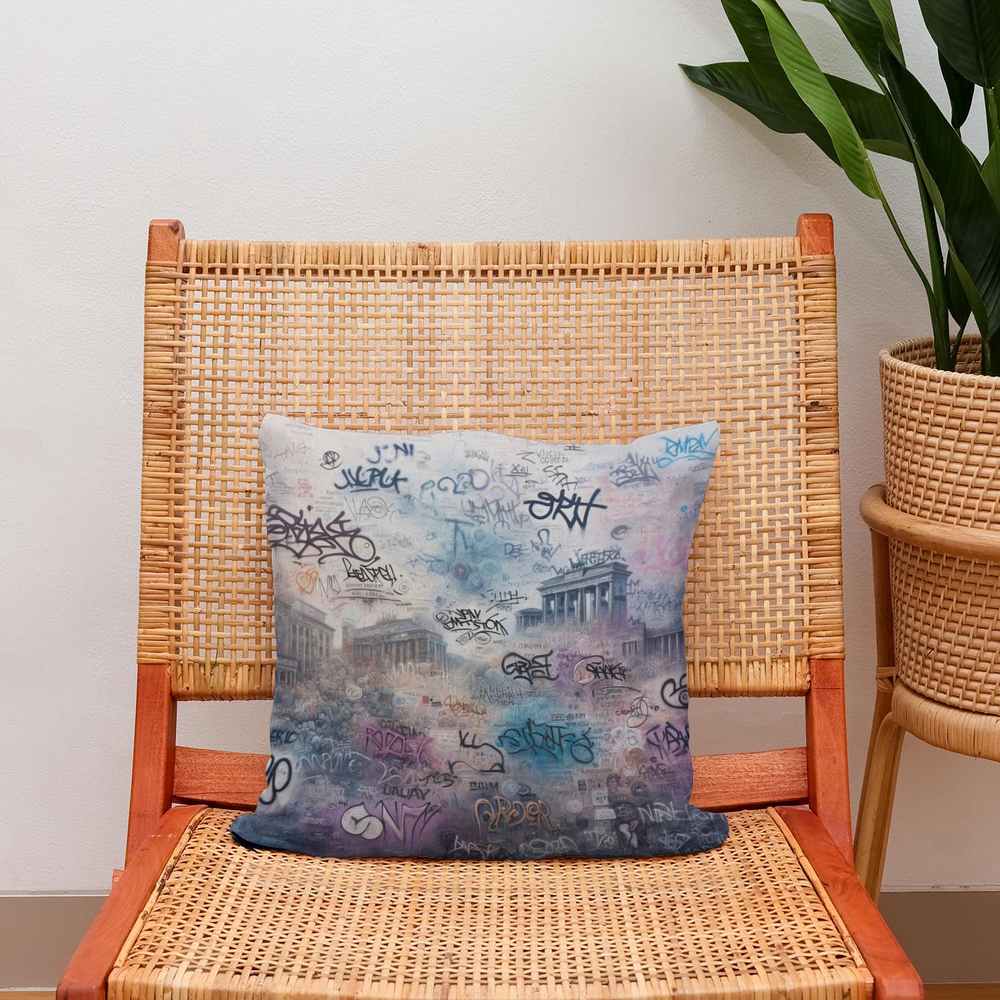 Whispers of the Wall Cotton Cushion