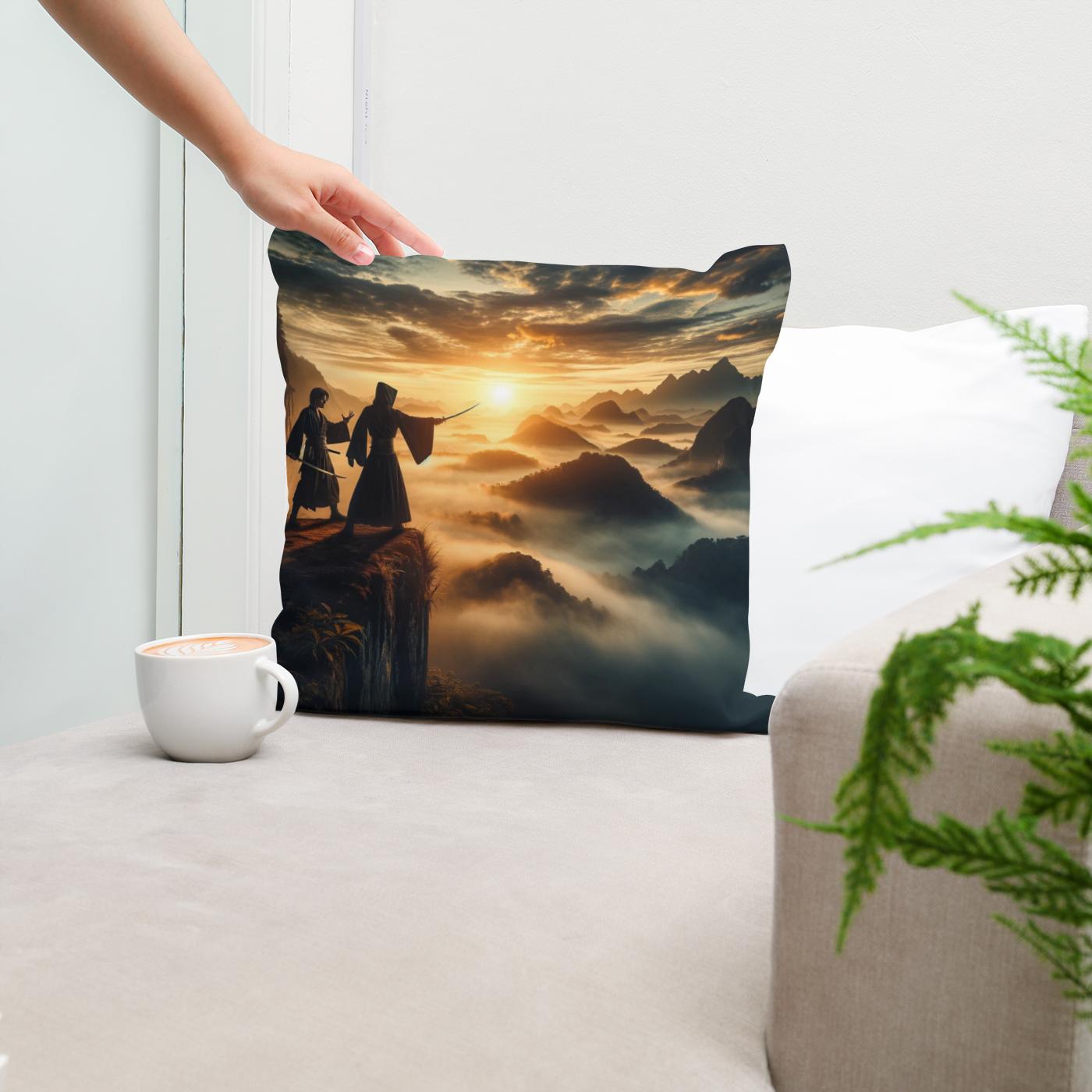 Dawn Duel Cotton Cushion