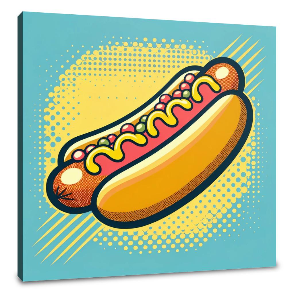 Pop Dog Canvas