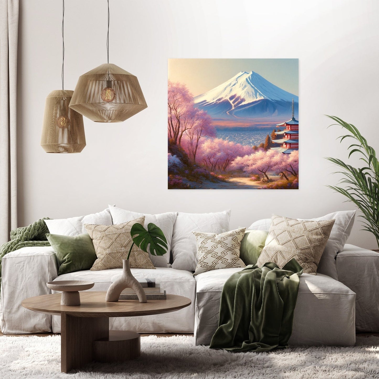 Cherry Blossom Majesty Canvas