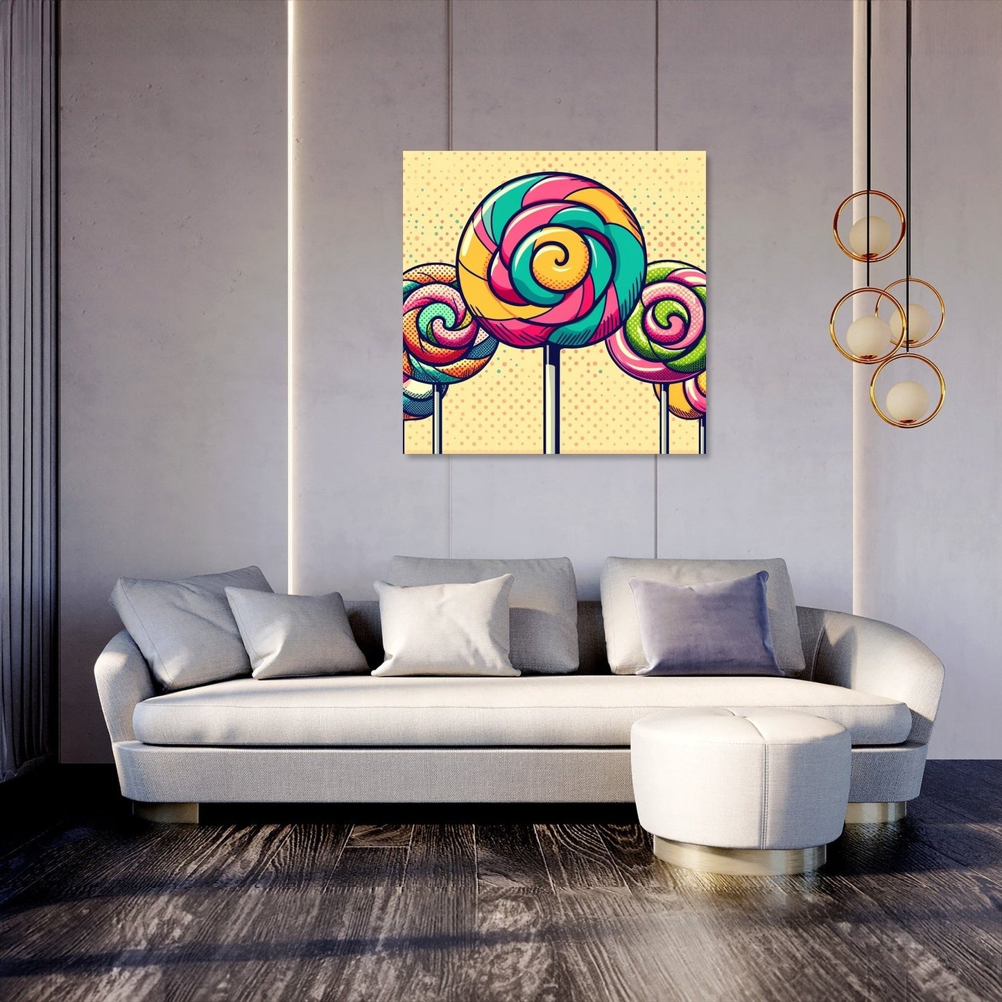 Lollipop Pop Canvas
