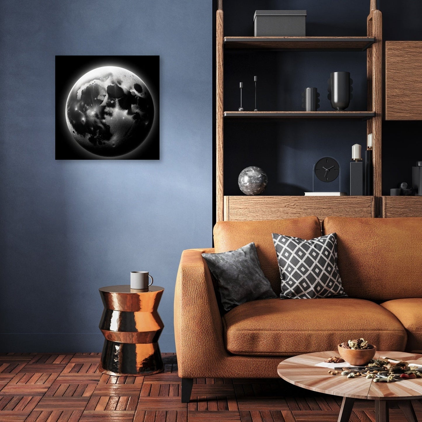 Craters of Lunar Secrets Canvas