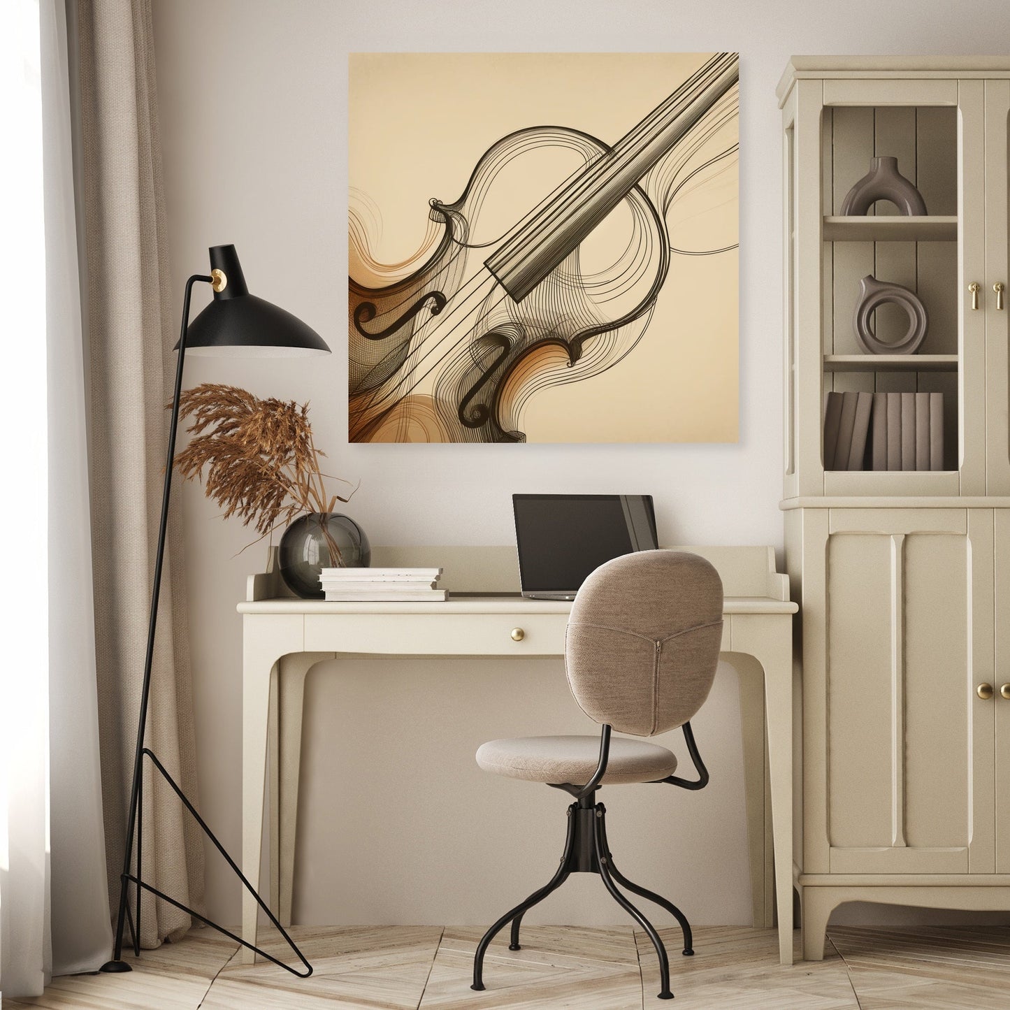 Melodic Curves Canvas