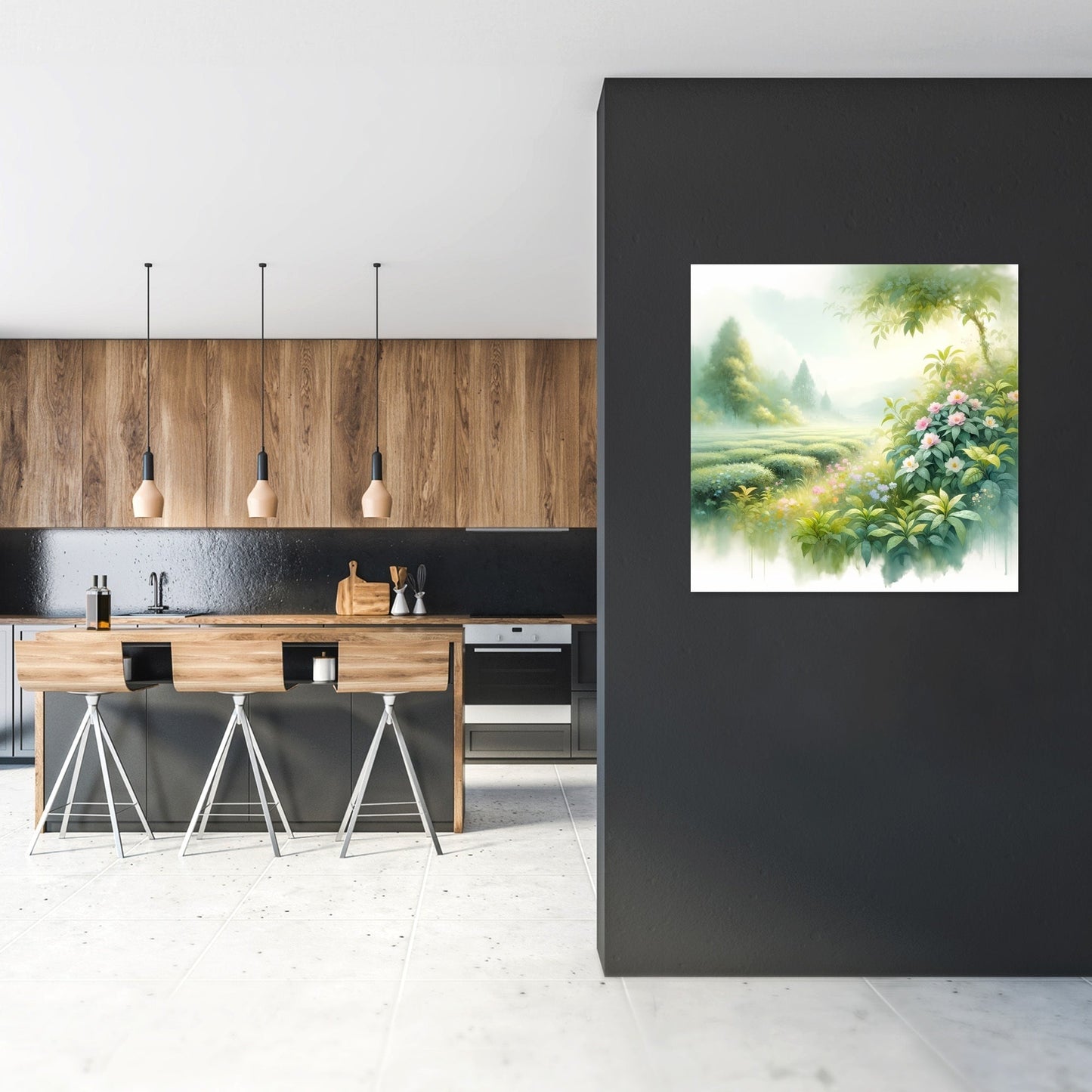 Tranquil Teagarden Canvas
