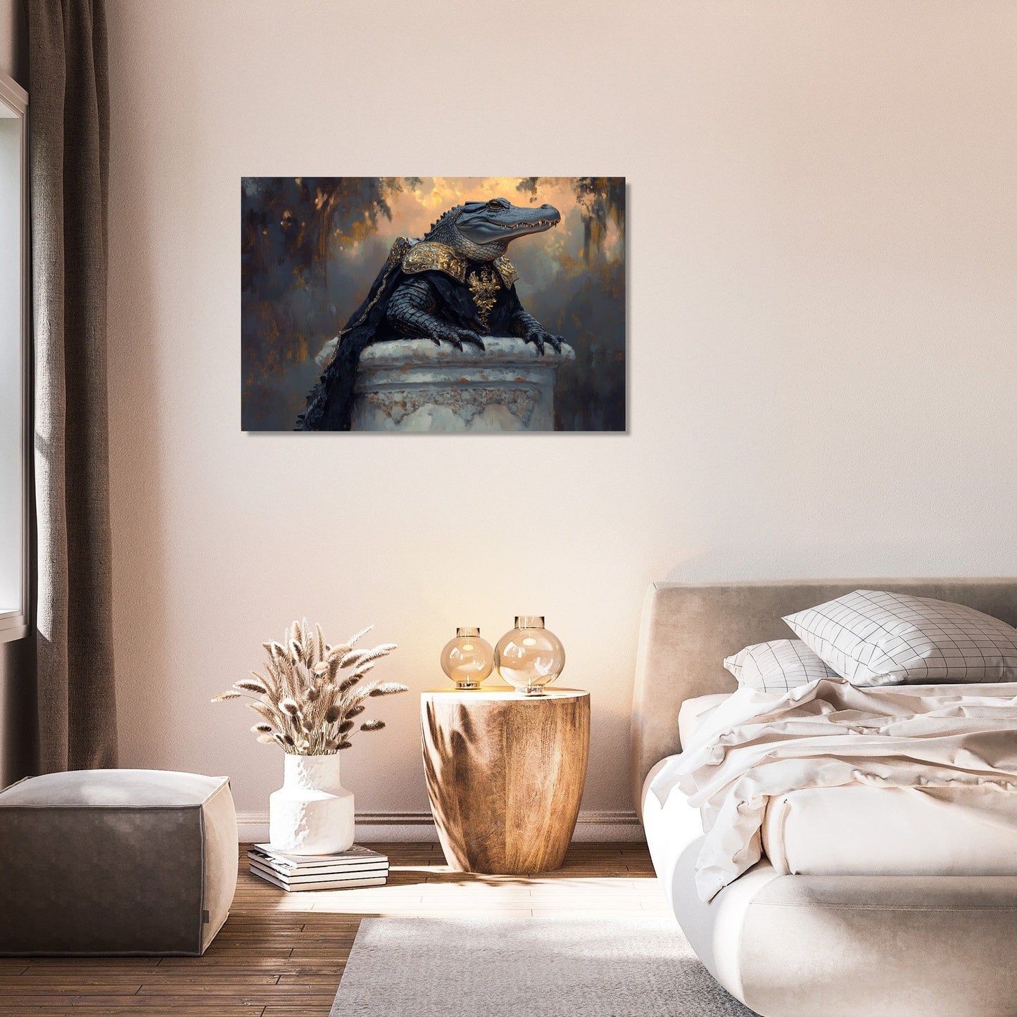 Armoured Alligator Canvas
