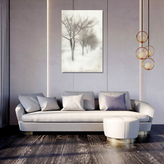 Enchanted Winter Trees Canvas