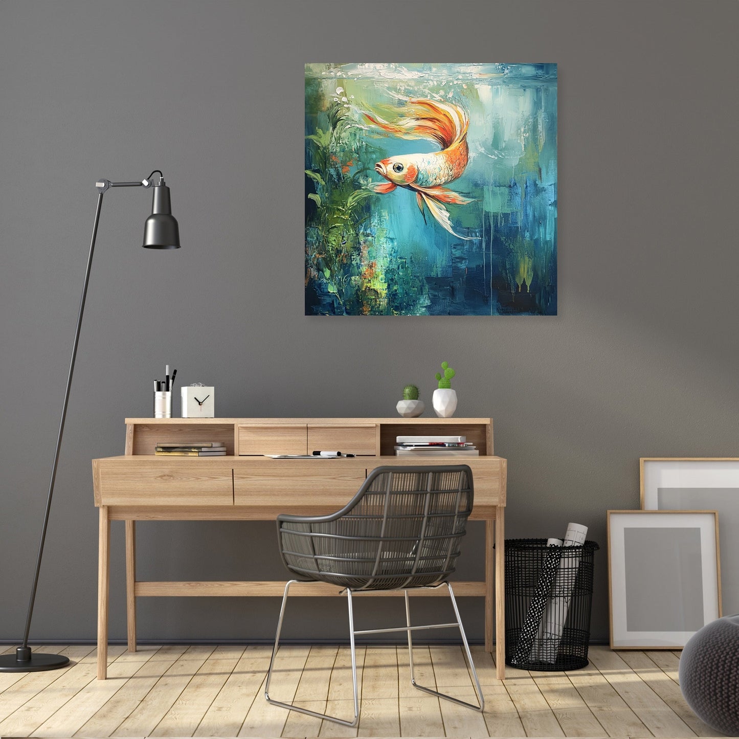 Graceful Currents Canvas