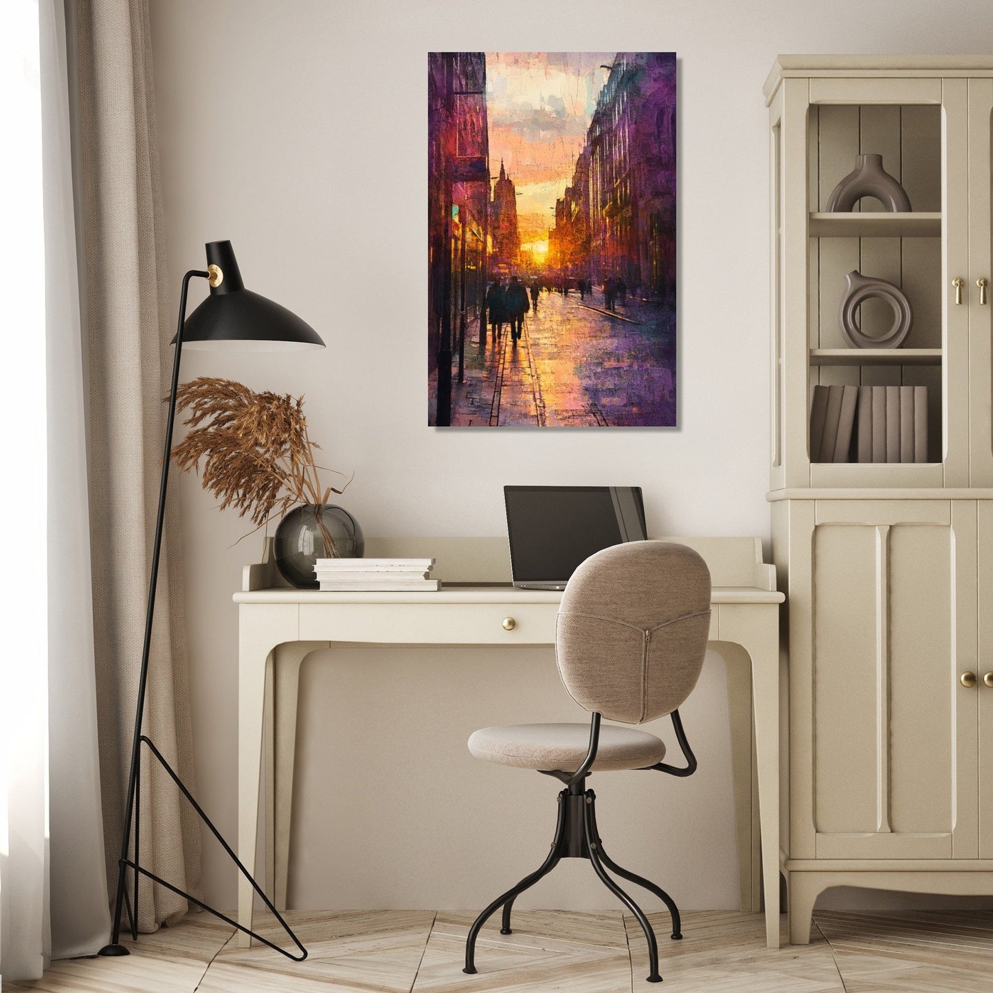 Hardman Street Sunset Canvas