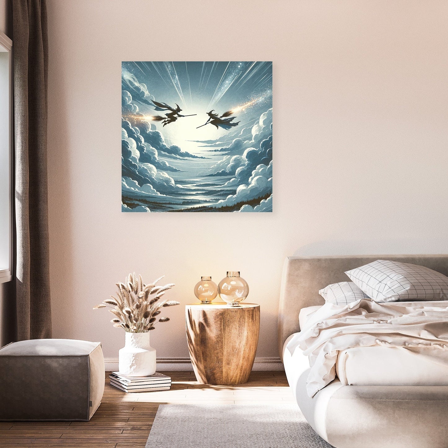 Aerial Duel Canvas