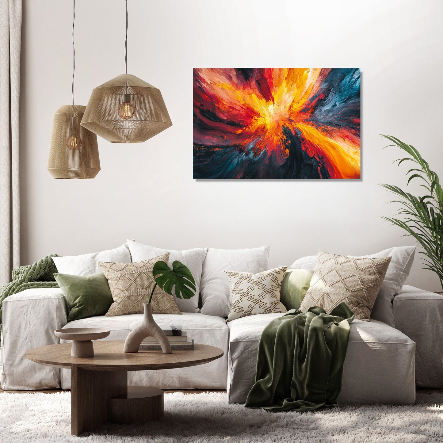 Volcano of Energy Canvas