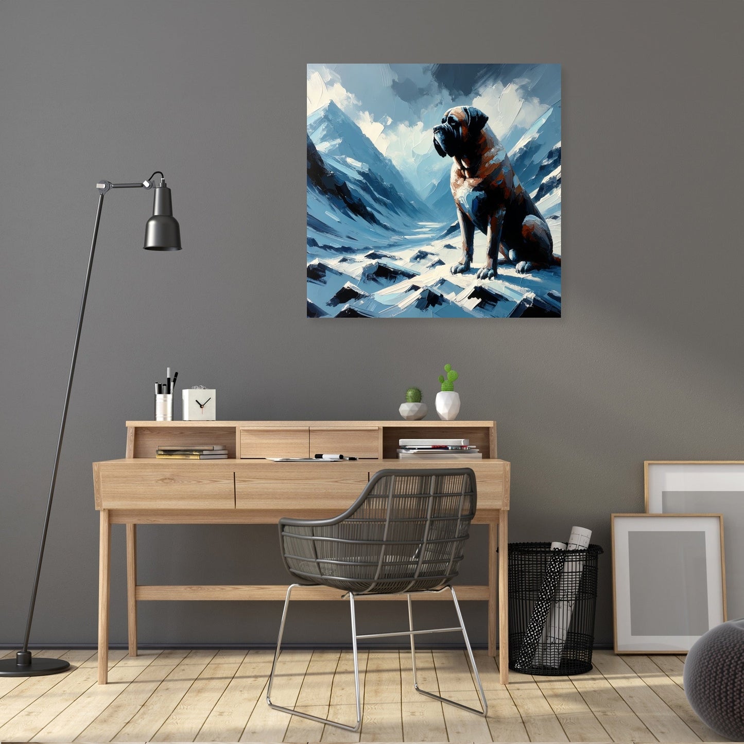 Mountain Sentinel Bullmastiff Canvas