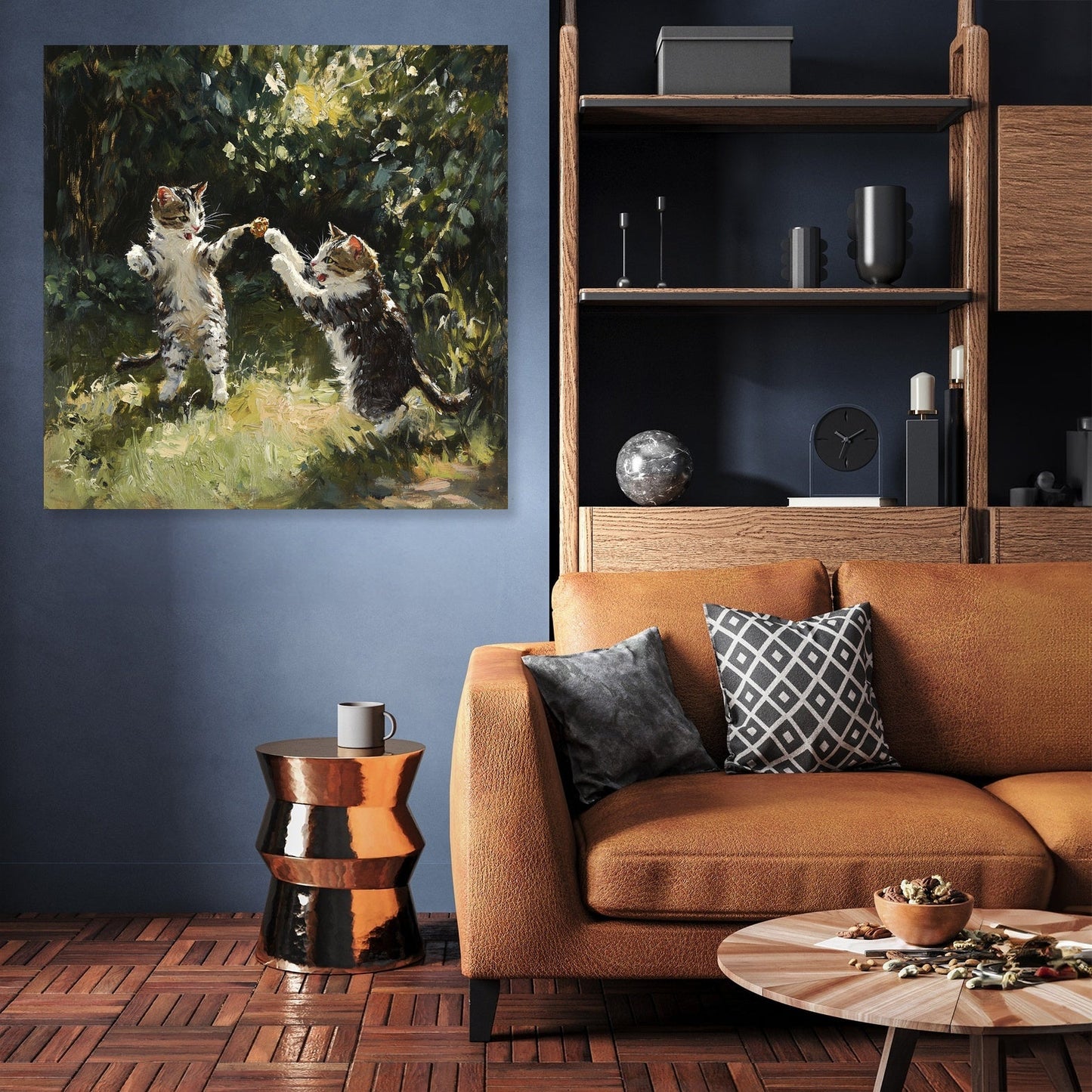 Feline Hunters Canvas