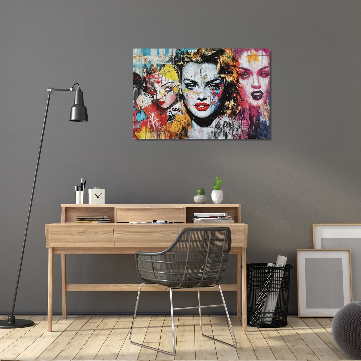 Pop Icon Graffiti Canvas