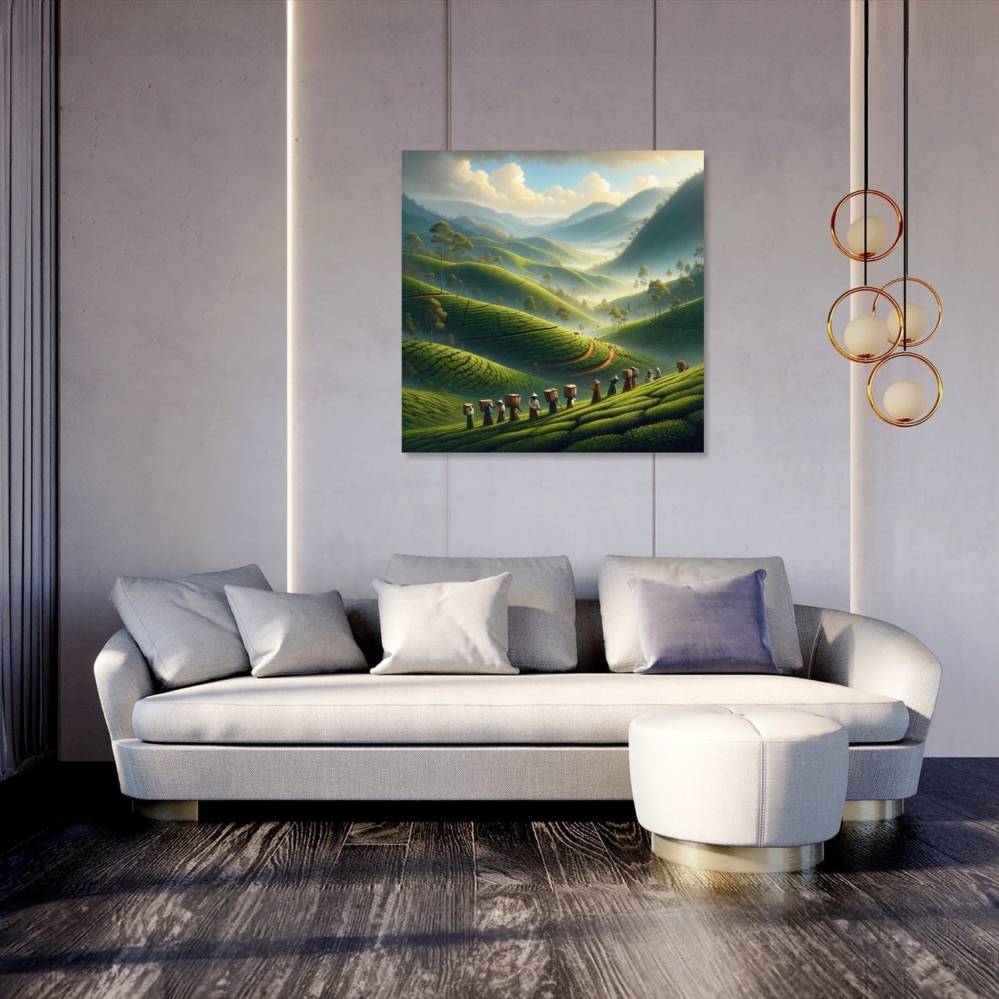 Serenity in Tea Country Canvas