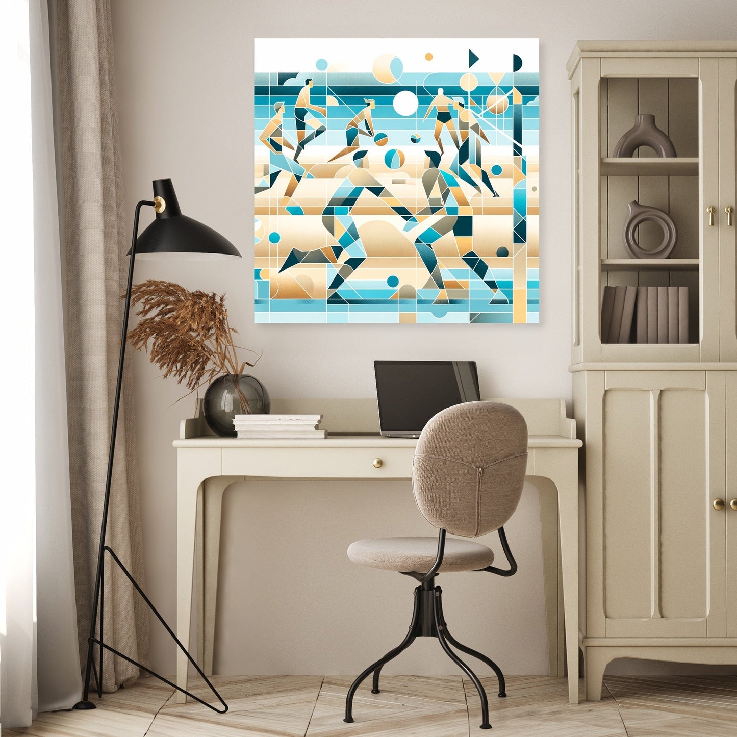 Beach Volleyball Vibes Canvas