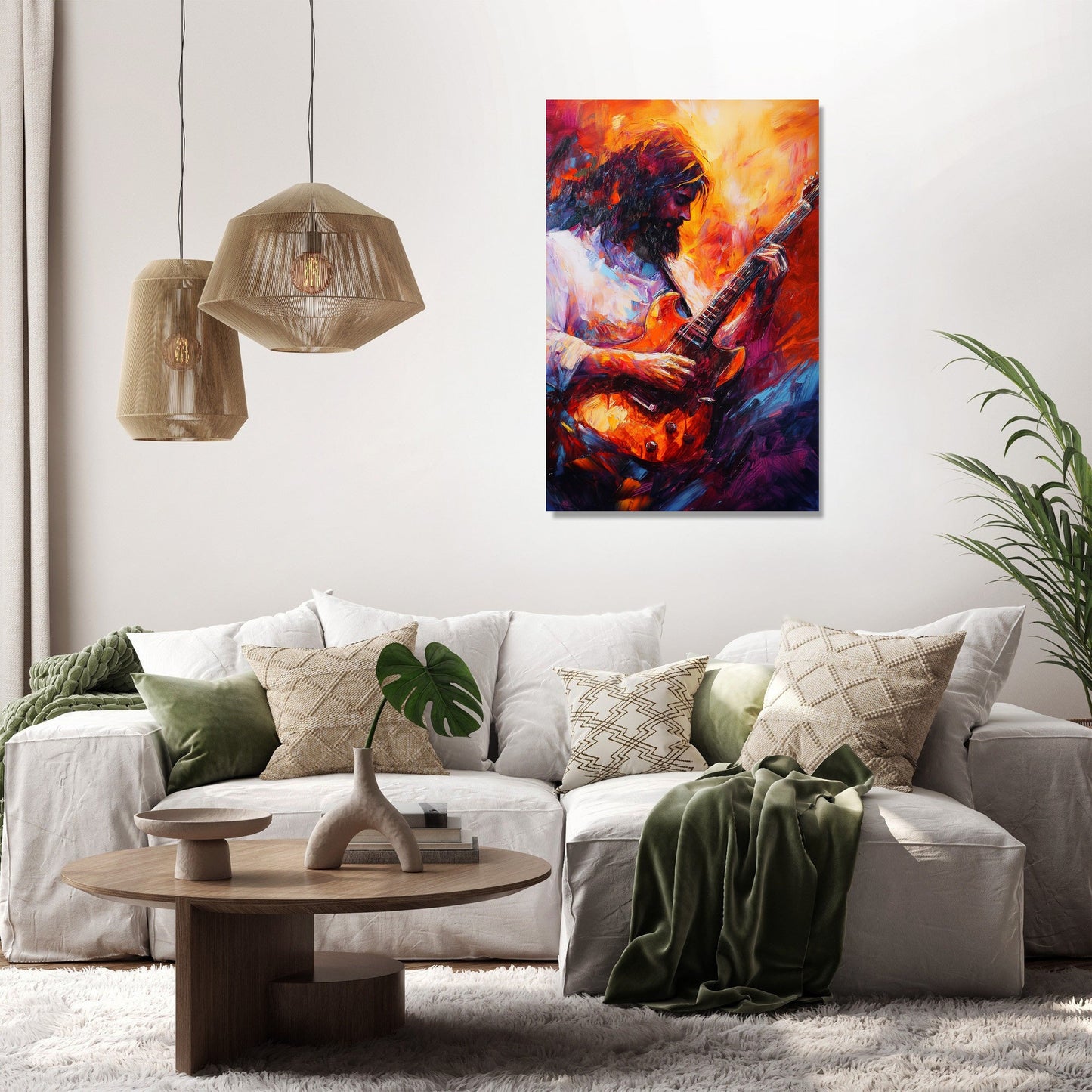 Guitarist's Passion Canvas