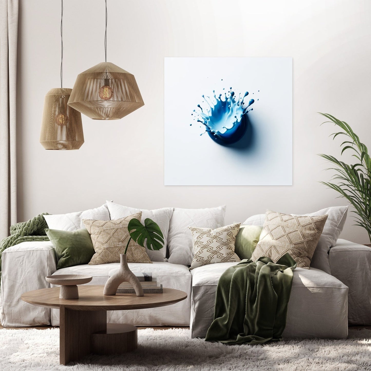 Blue Tranquility Canvas