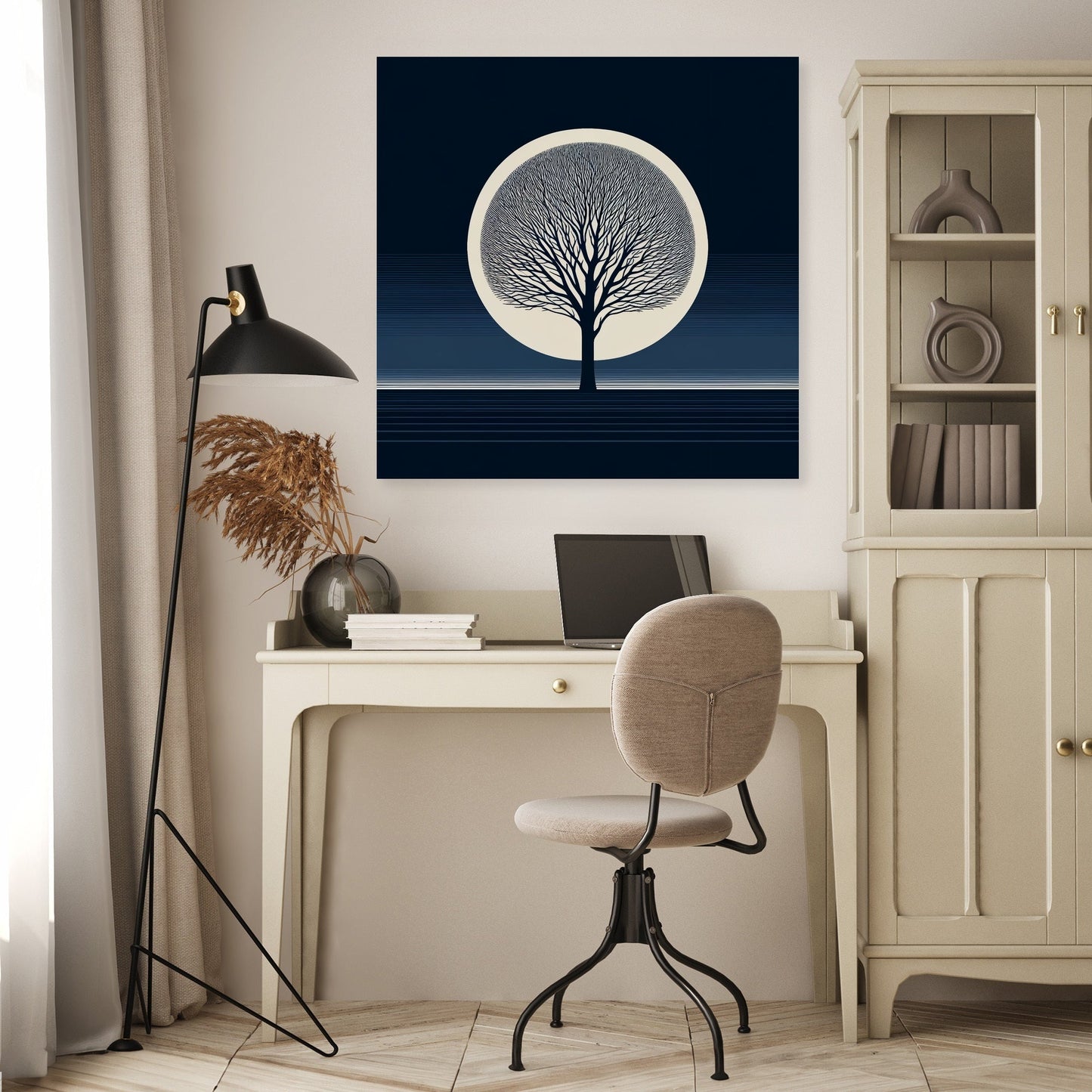 Elegance in the Shadows Canvas