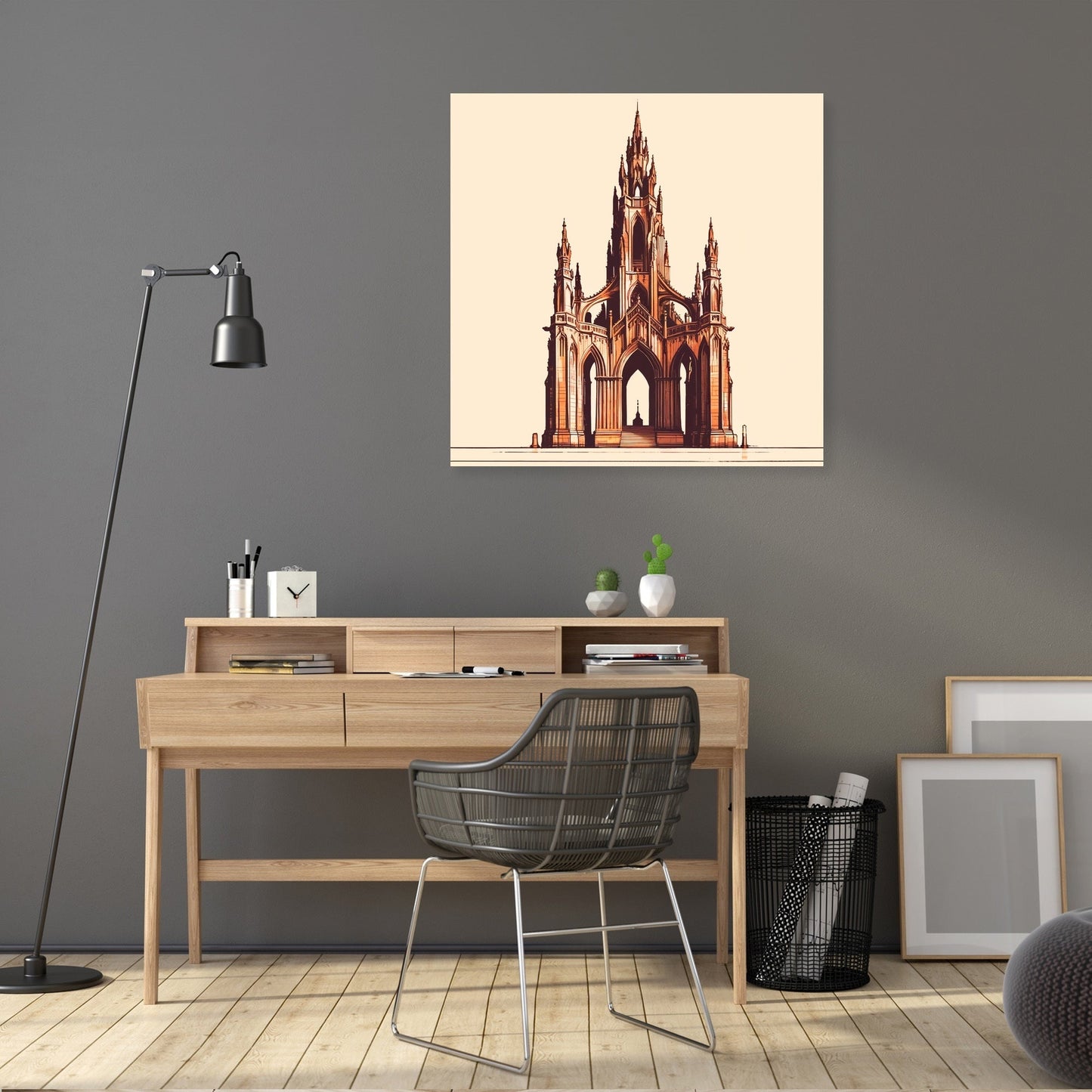 Edinburgh's Scott Monument Glow Canvas