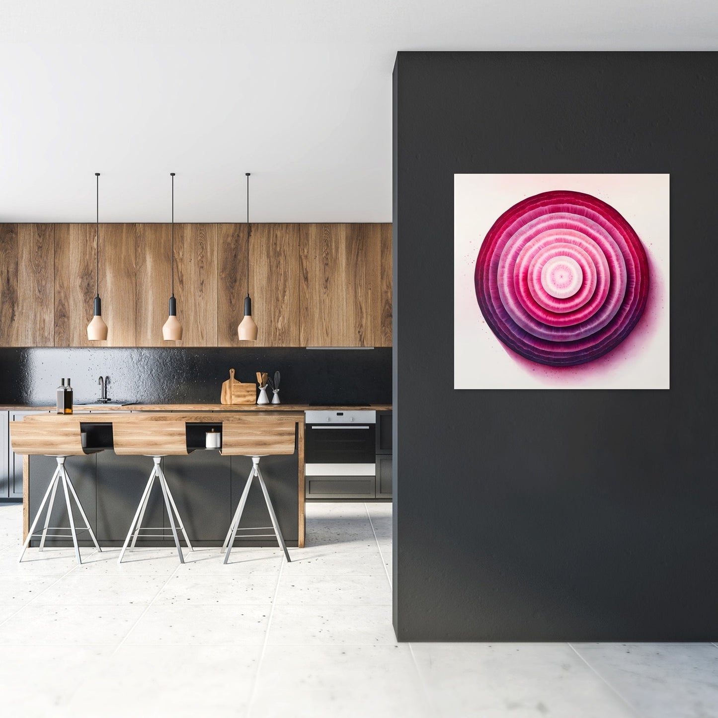 Sliced Radiance Canvas