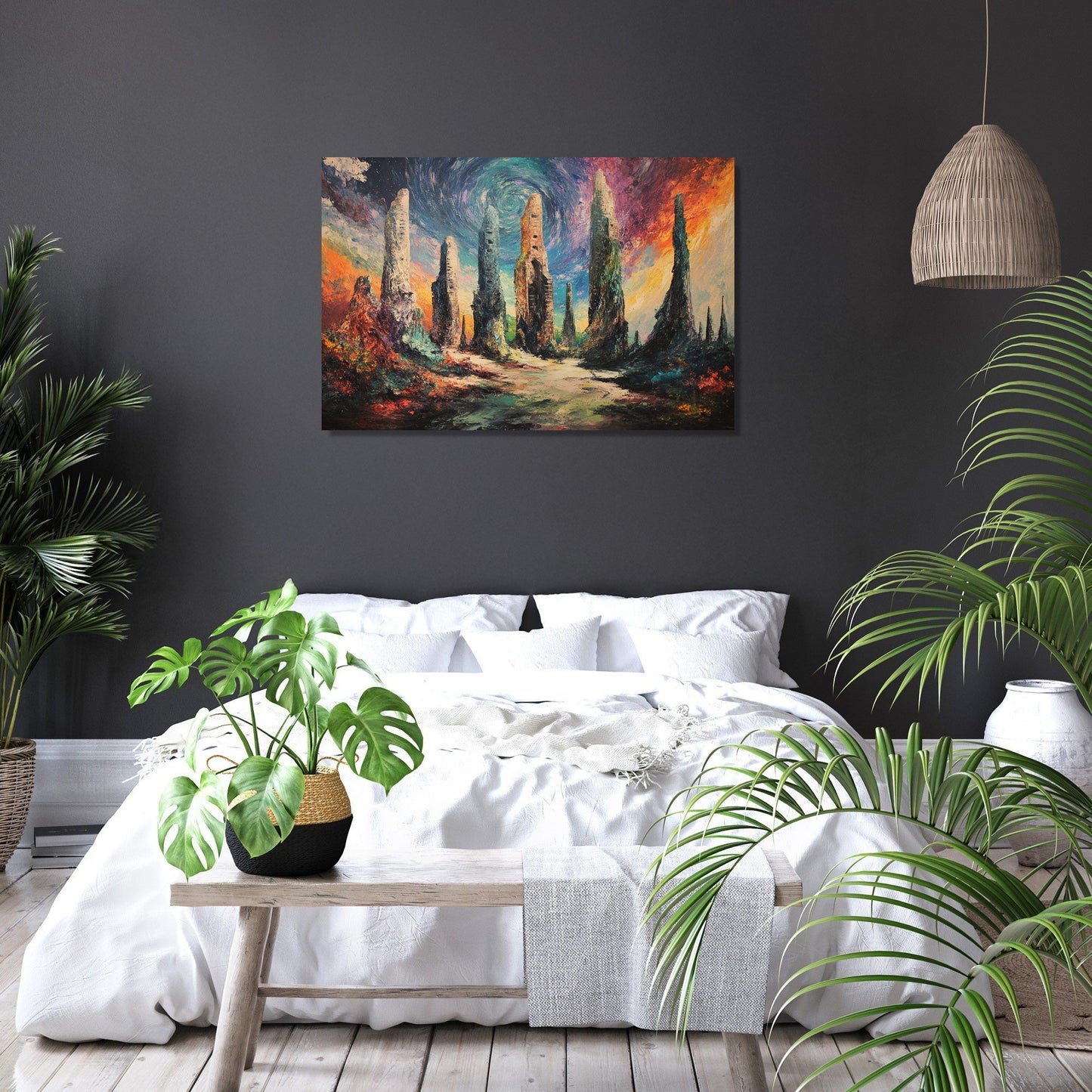 Alien Monument Canvas