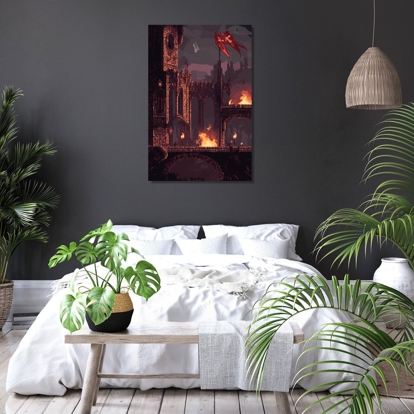 Dark Fortress Fantasy Canvas