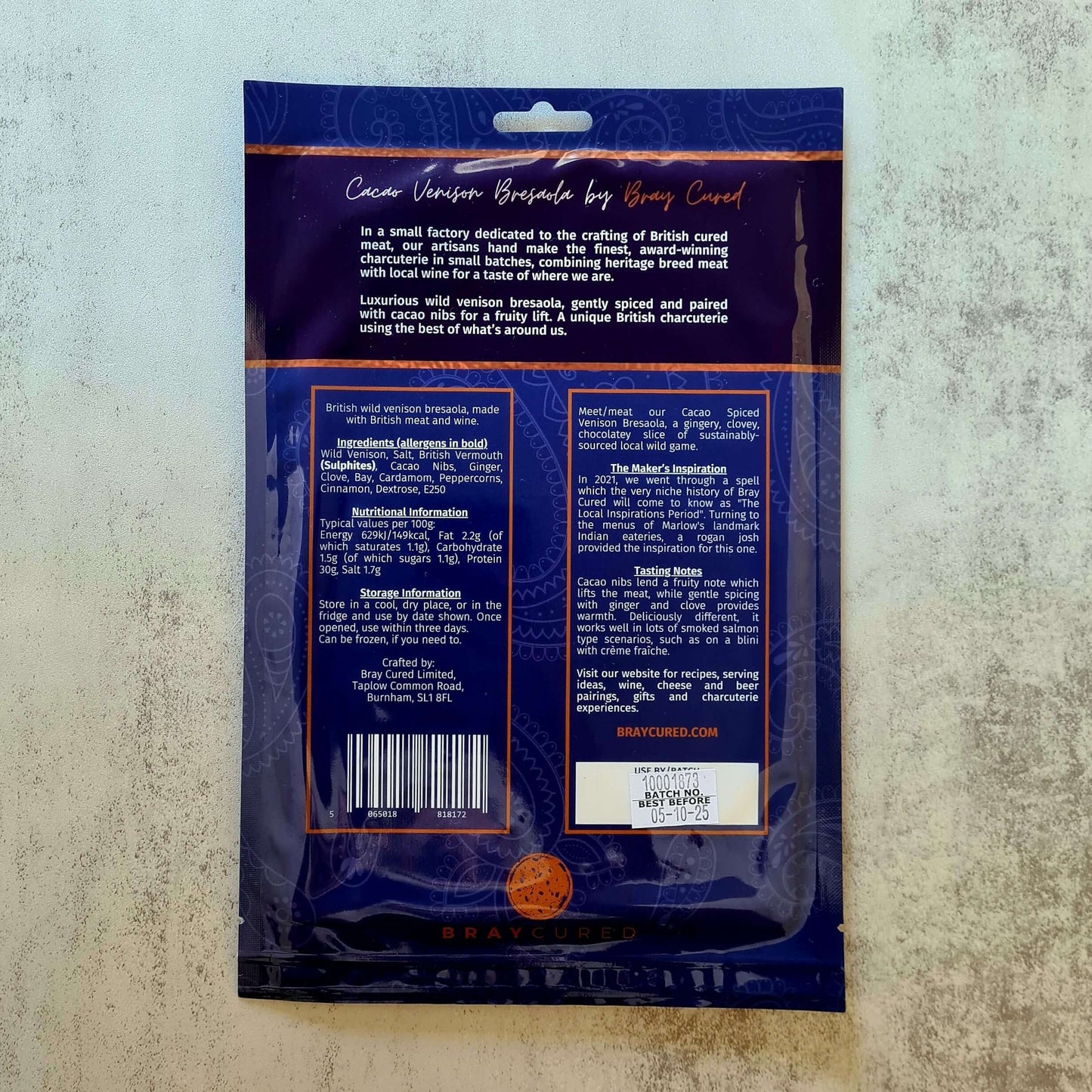 Bresaola Trio & British Red Wine Tasting