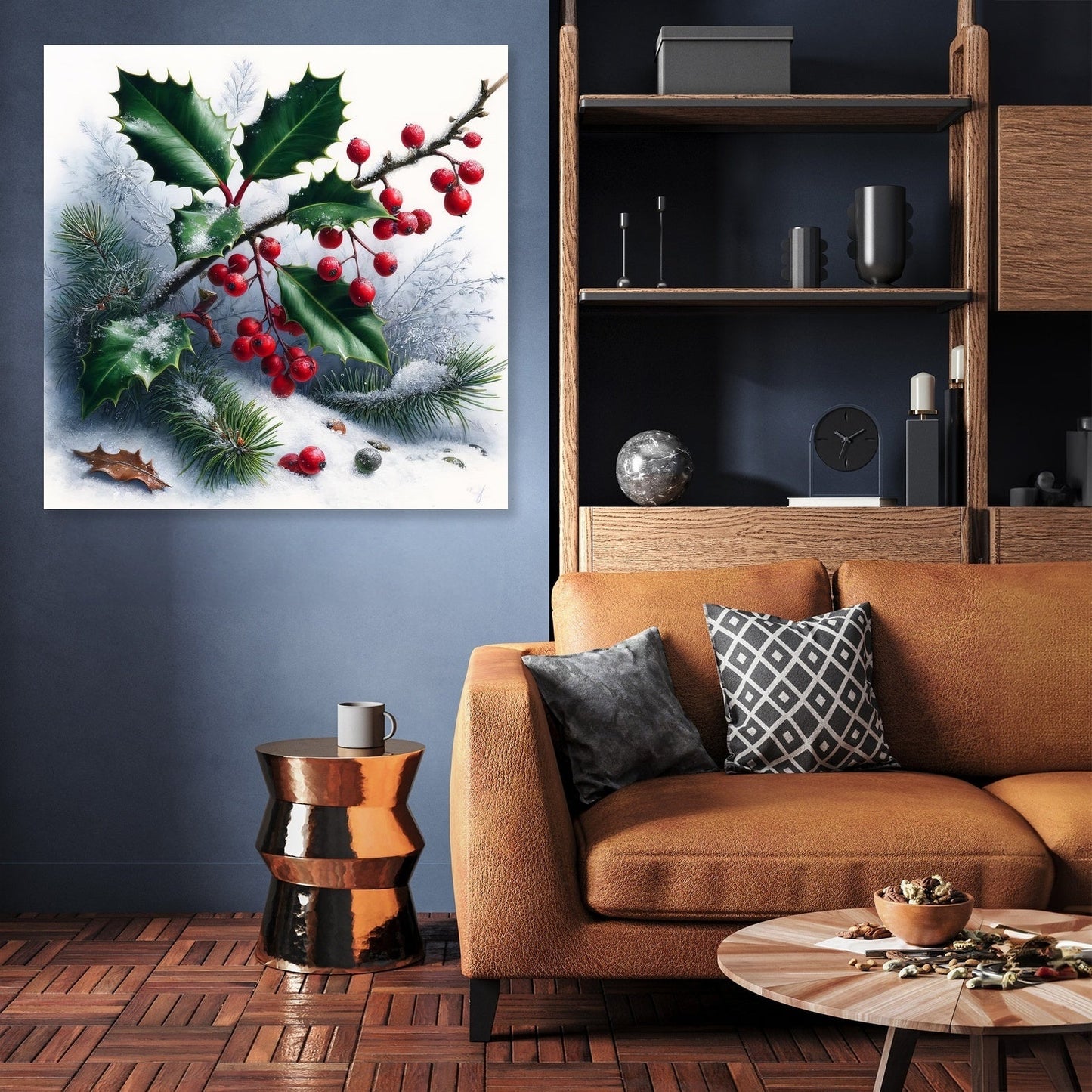 Winter Flora Whisper Canvas